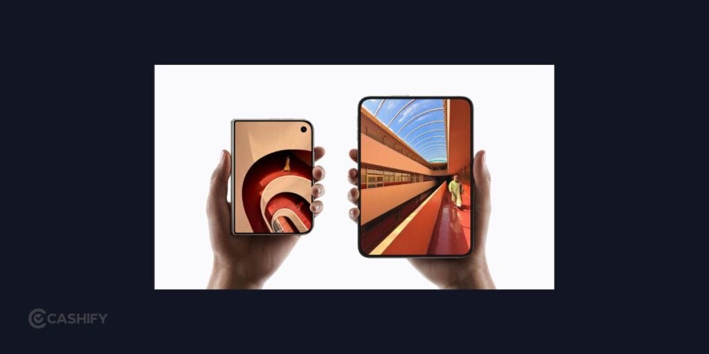 iphone duo vs samsung galaxy z fold 8 display