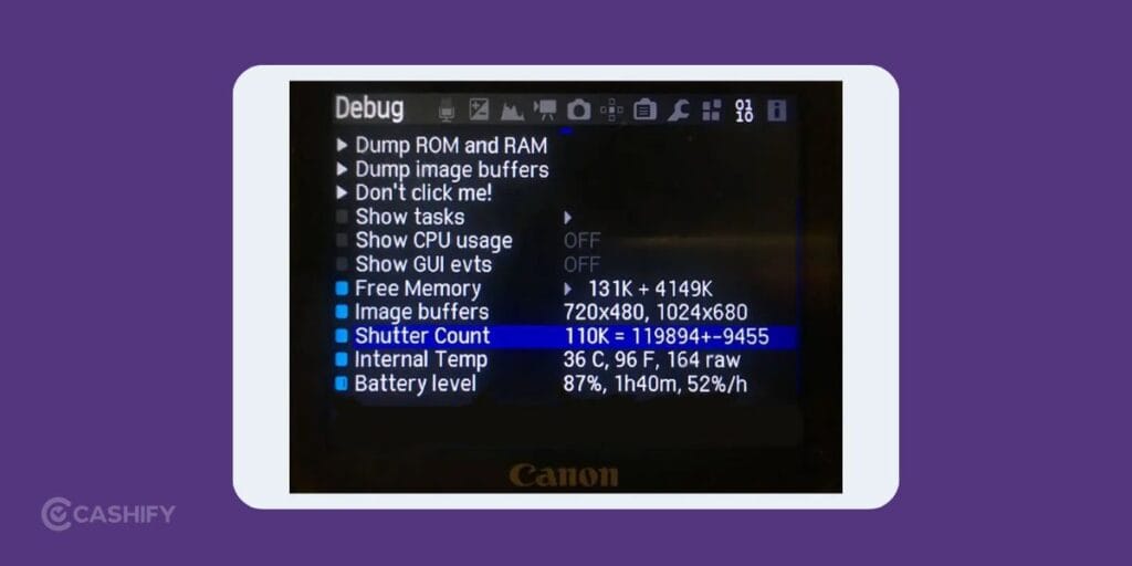 How To Check Shutter Count On A Used DSLR?