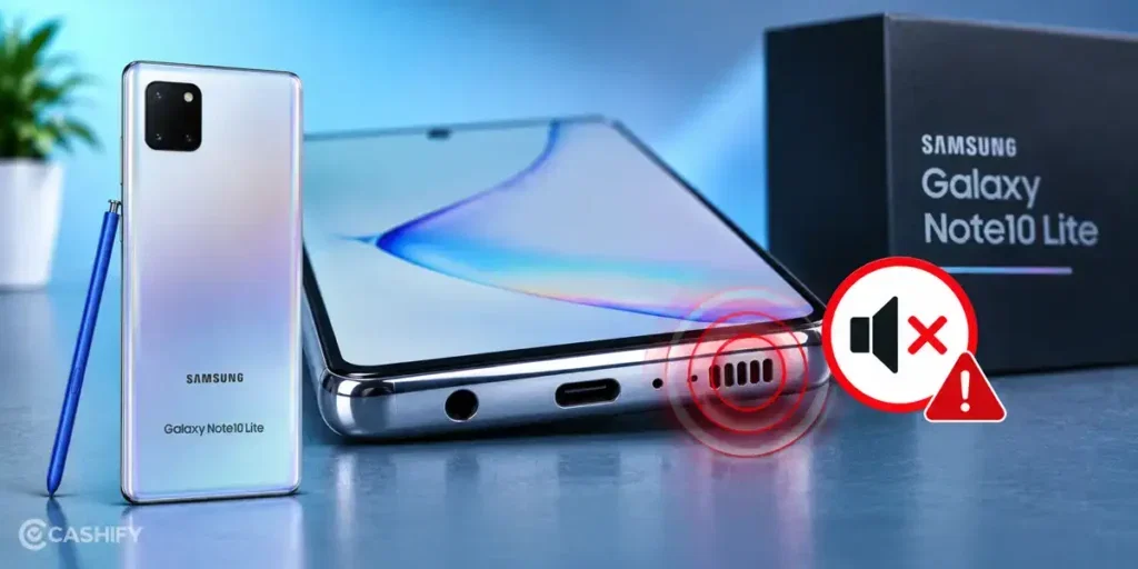Samsung Galaxy Note 10 Lite speaker sound low