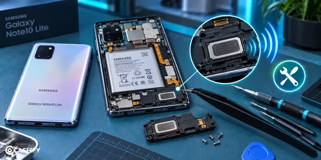 Samsung Galaxy Note 10 Lite speaker sound low