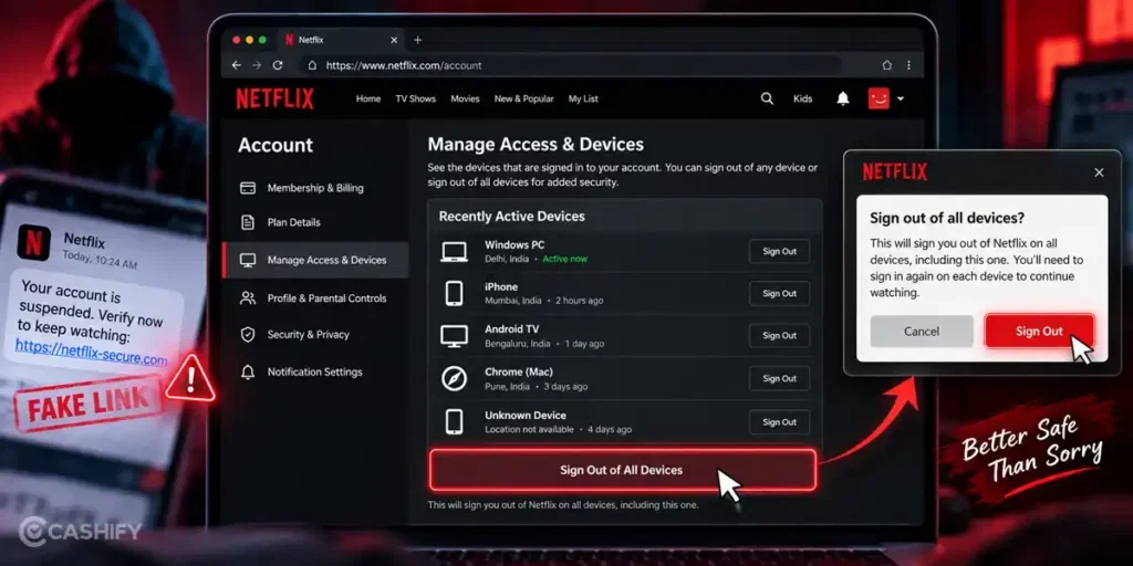Clicked A Fake Netflix Link