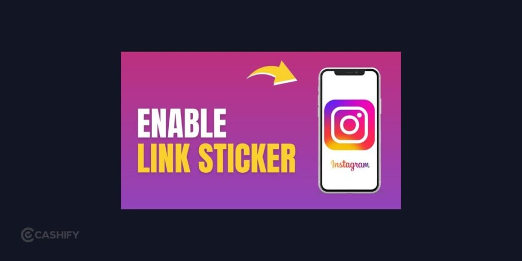 enable link sticker