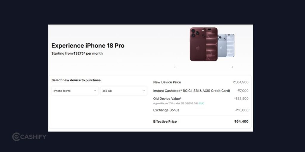 iphone 18 pro exchange offers