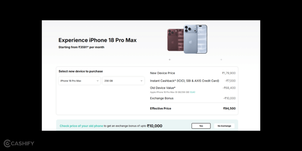 Experience iphone 18 pro max with exchange on 16 pro max
