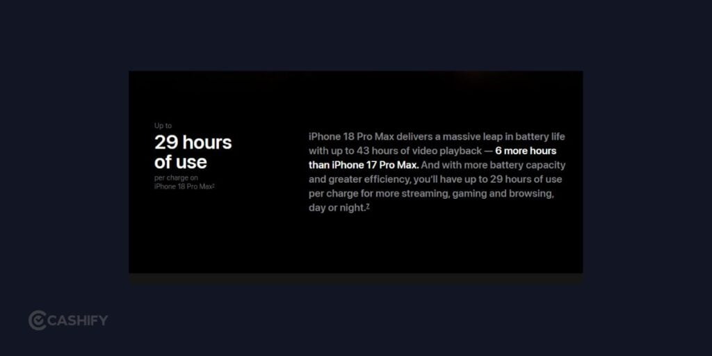 iphone 18 pro max battery