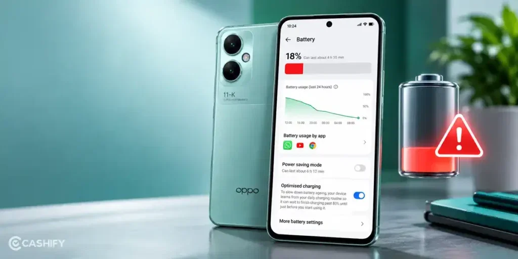 Oppo K11 battery draining fast